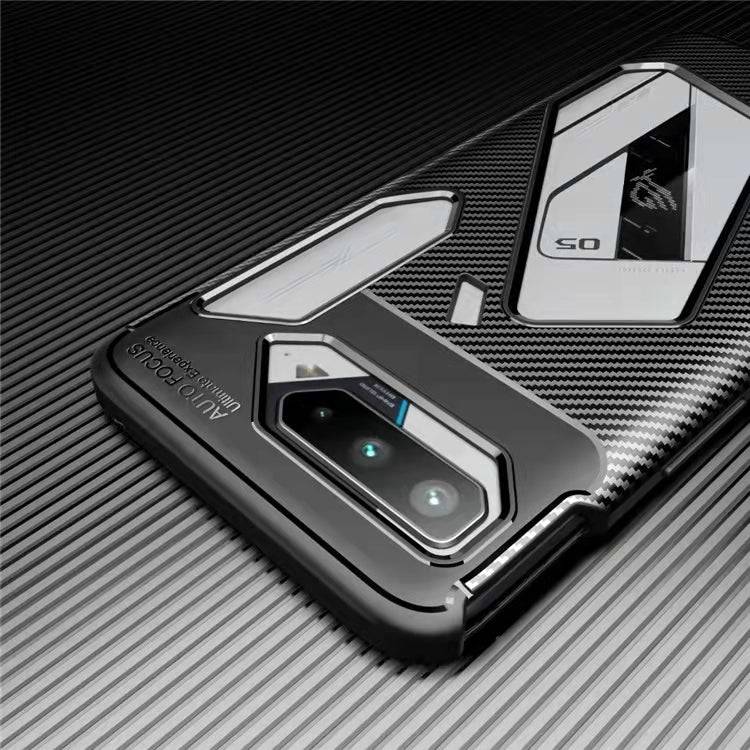 Load image into Gallery viewer, ASUS Rog Phone 5 ZS673KS TPU + PC Heavy Duty Carbon Protective Case - Polar Tech Australia
