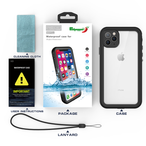 Apple iPhone 12/Mini/Pro/Max Redpepper Full Covered Waterproof Heavy Duty Tough Armor Case - Polar Tech Australia