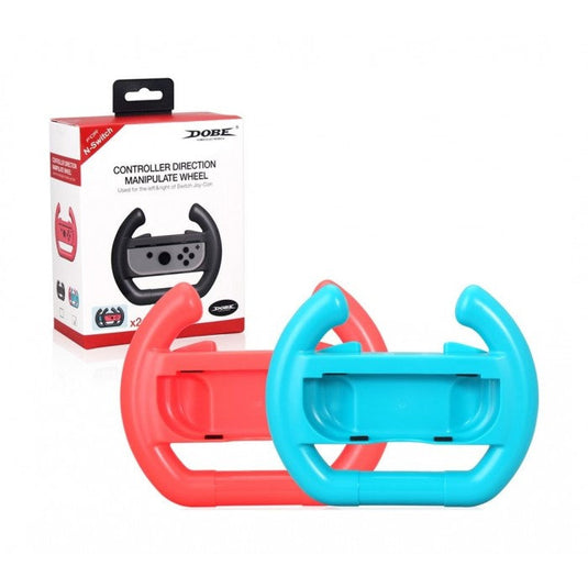 Nintendo Switch 2 x Steering Wheel Racing Game Accessories Controllers Pair - Polar Tech Australia