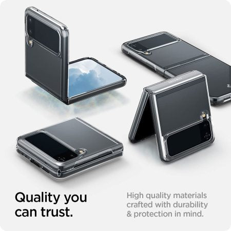 Samsung Galaxy Flip 4 (SM-F721) SPACE Transparent Rugged Clear Shockproof Case Cover - Polar Tech Australia