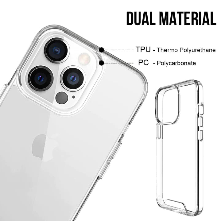 Cargue la imagen en el visor de la galería, Apple iPhone X/XS/XR/XS Max SPACE Transparent Rugged Clear Shockproof Case Cover - Polar Tech Australia
