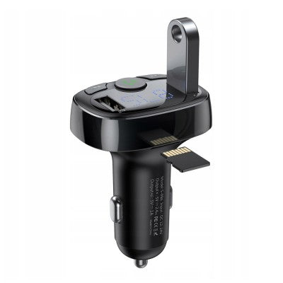 Load image into Gallery viewer, [S-09A] Baseus Dual USB Car Charging Adapter MP3 Player With FM Transmitter - Polar Tech Australia
