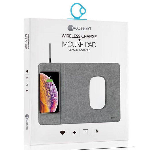 COTEetCI Mouse Pad Built-in Wireless Charger Pad - Polar Tech Australia