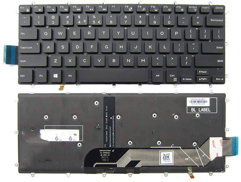 Cargue la imagen en el visor de la galería, Dell Inspiron 13 13 inch 7000 7347 7348 7352 7353 7359 N7548 Replacement Keyboard With Backlit (US Layout) - Polar Tech Australia
