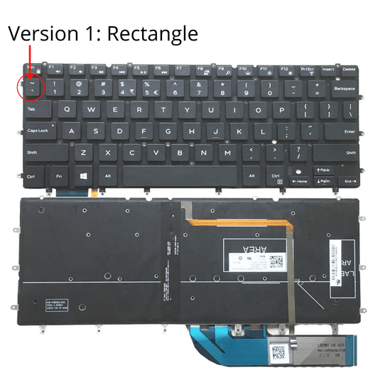 Dell Inspiron 13 13 inch 7000 7347 7348 7352 7353 7359 N7548 Replacement Keyboard With Backlit (US Layout) - Polar Tech Australia