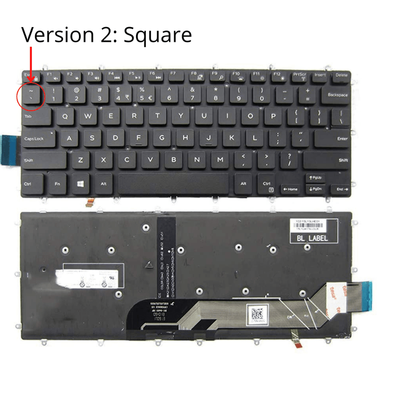 Cargue la imagen en el visor de la galería, Dell Inspiron 13 13 inch 7000 7347 7348 7352 7353 7359 N7548 Replacement Keyboard With Backlit (US Layout) - Polar Tech Australia
