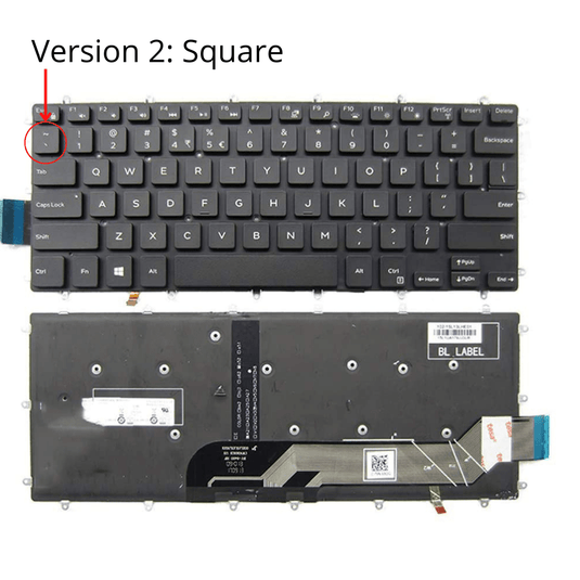 Dell Inspiron 13 13 inch 7000 7347 7348 7352 7353 7359 N7548 Replacement Keyboard With Backlit (US Layout) - Polar Tech Australia