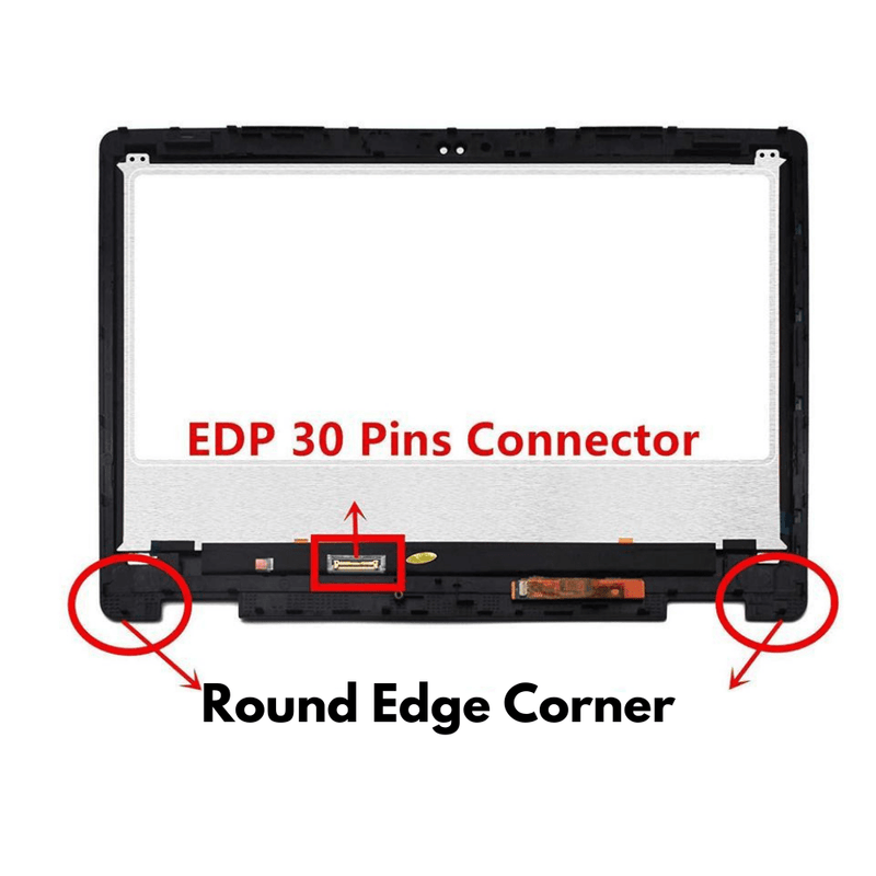 Load image into Gallery viewer, Dell Inspiron P69G P69G001 5368 5378 LCD Touch Digitiser Display Screen With Frame - Polar Tech Australia
