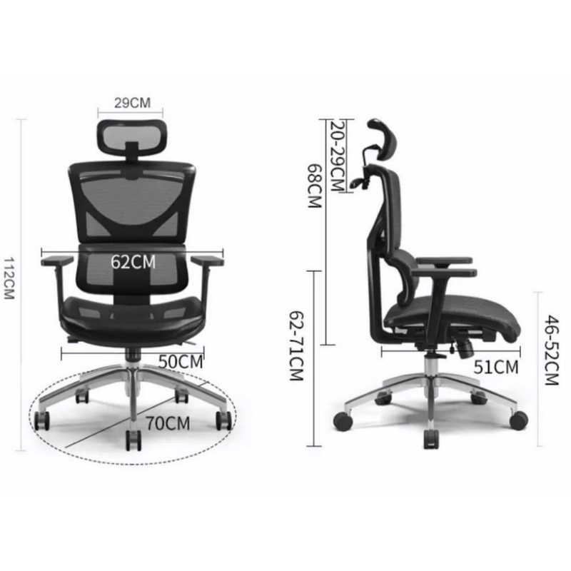 Load image into Gallery viewer, Deluxe Ergonomic Adjustable Breathable Mesh Comfortable Office Chair - Polar Tech Australia
