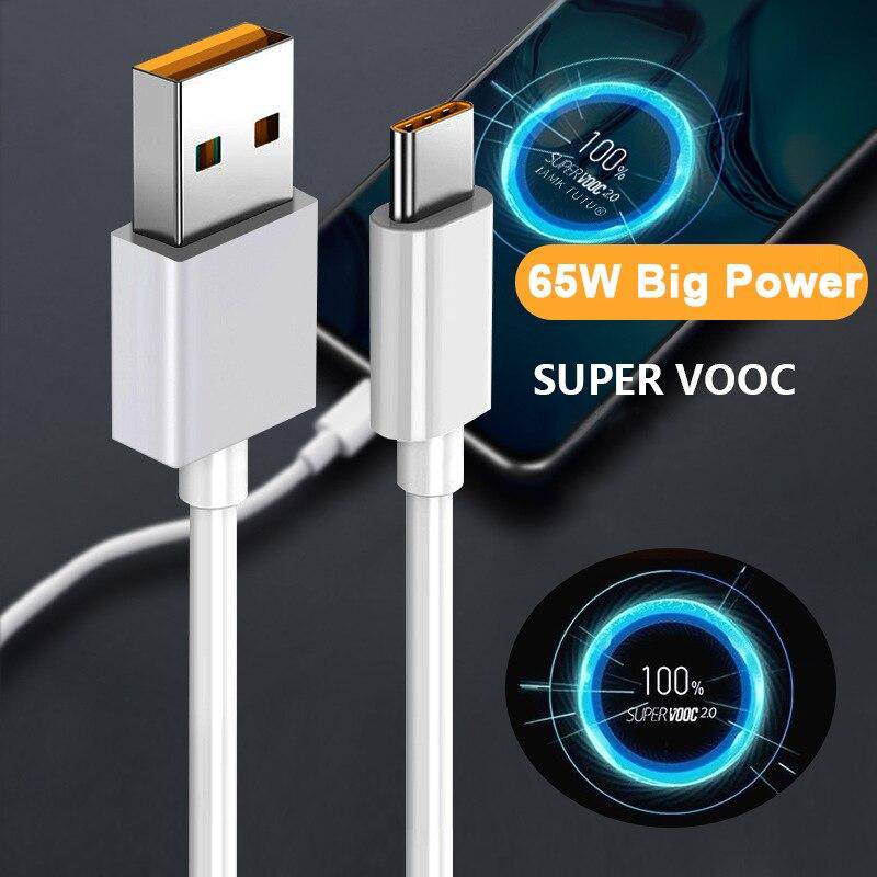 Load image into Gallery viewer, Genuine OPPO Find X2 / X3 Pro / X5 Pro 65W 5A SuperVOOC Super Fast Type-C USB-C Charging Data Cable - Polar Tech Australia
