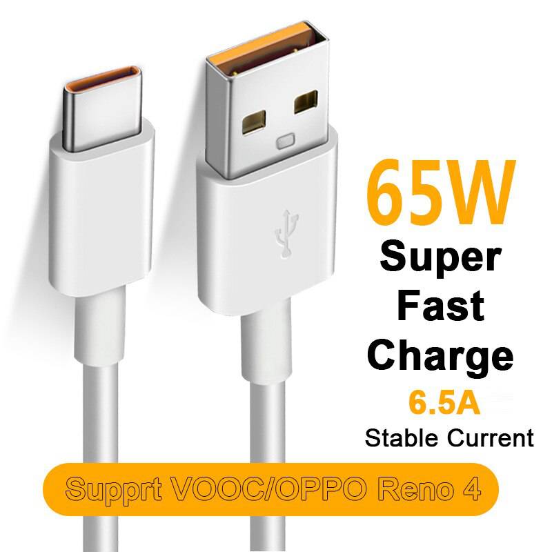 Load image into Gallery viewer, Genuine OPPO Find X2 / X3 Pro / X5 Pro 65W 5A SuperVOOC Super Fast Type-C USB-C Charging Data Cable - Polar Tech Australia
