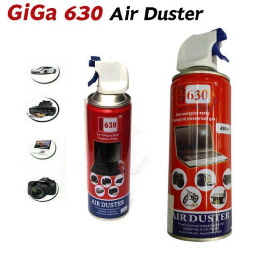 GIGA Air Duster Multi-purpose Compressed Air Electronic Equipment Cleaner 450ml - Polar Tech Australia