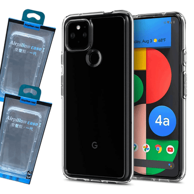 Google Pixel 4A / 4A 5G Airpillow Cushion Clear Transparent Back Cover Case - Polar Tech Australia