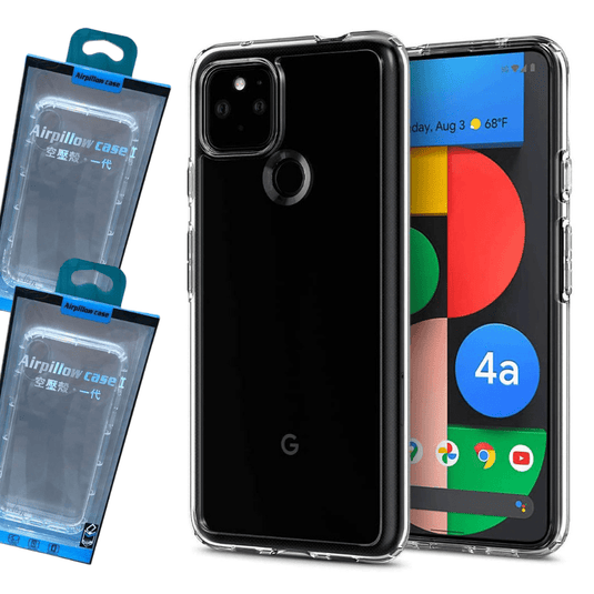 Google Pixel 4A / 4A 5G Airpillow Cushion Clear Transparent Back Cover Case - Polar Tech Australia