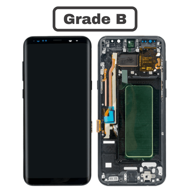 [Grade B][With Frame] Samsung Galaxy S8 (SM-G950) LCD Touch Digitizer Screen Assembly - Polar Tech Australia
