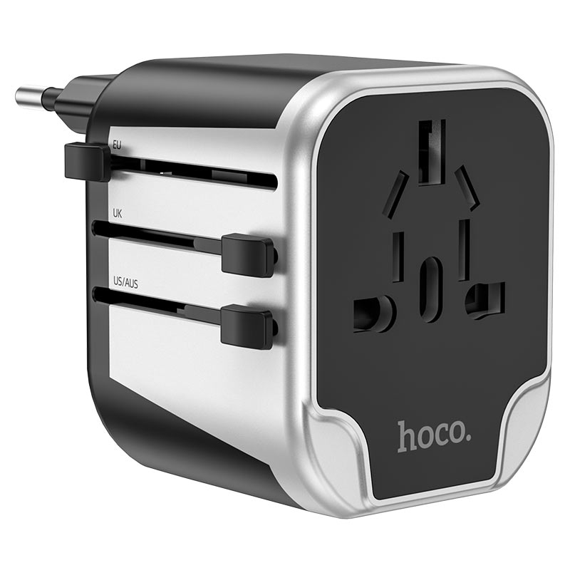 Cargue la imagen en el visor de la galería, [AC5] HOCO Universal Dual Port USB Charging Converter Wall Charger Travelling Adapter - Polar Tech Australia
