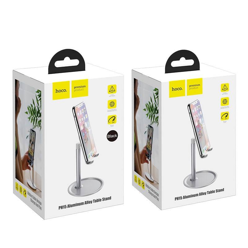 Cargue la imagen en el visor de la galería, HOCO Aluminum Alloy Mobile Phone &amp; Tabletop Stand Holder (PH15) - Polar Tech Australia
