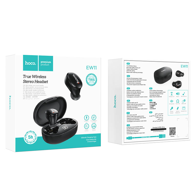 Load image into Gallery viewer, [EW11] HOCO TWS Bluetooth 5.1 Intelligent Touch Control Wireless Stereo Earphones - Polar Tech Australia
