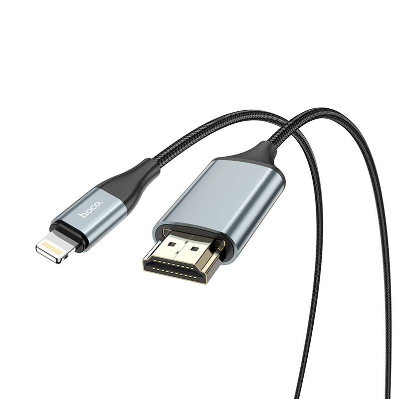 Load image into Gallery viewer, [UA15] HOCO Lightning to HDMI-compatible 1080p Cable HDTV TV Digital Smart Converter Cable - Polar Tech Australia

