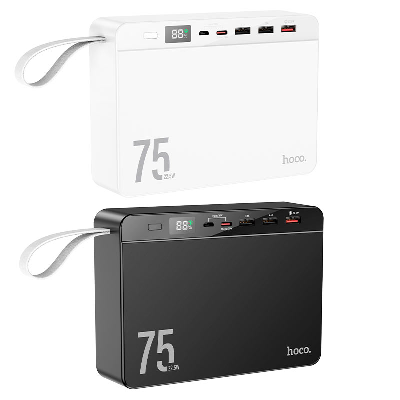 Cargue la imagen en el visor de la galería, [J94][75000mAh] HOCO PD 22.5W QC 3.0 Fast Charging Power Bank Portable Power Station - Polar Tech Australia
