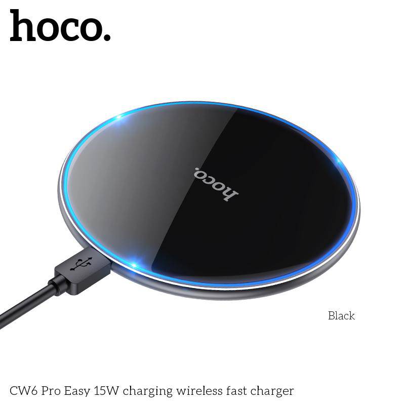 Load image into Gallery viewer, HOCO Ultra-Thin Easy Pro 15W Fast Wireless Charger Charging Pad (CW6 Pro) - Polar Tech Australia
