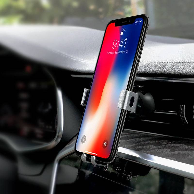 Cargue la imagen en el visor de la galería, HOCO Universal Metal Armour Aircon Vent Flow Gravity Phone Holder (CA56) - Polar Tech Australia
