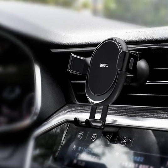 HOCO Universal Metal Armour Aircon Vent Flow Gravity Phone Holder (CA56) - Polar Tech Australia