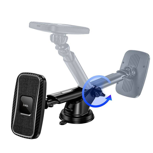 HOCO Universal QI 15W Wireless Charging Magnet Aircon Flow Dashboard Phone Holder (CA75) - Polar Tech Australia