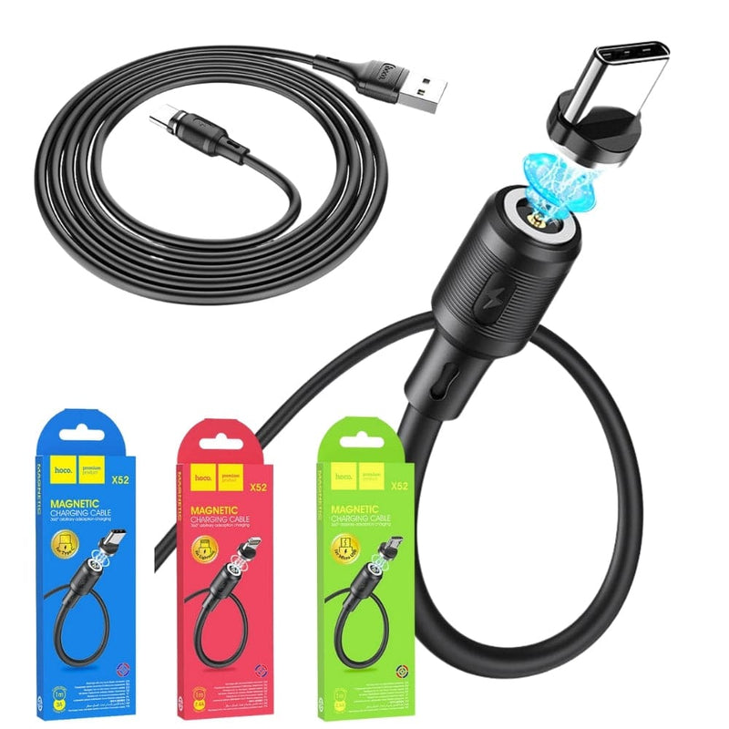 Load image into Gallery viewer, HOCO X52 Magnetic Magnet Suction Charging Cable (Lightning/Micro/Type C) - Polar Tech Australia

