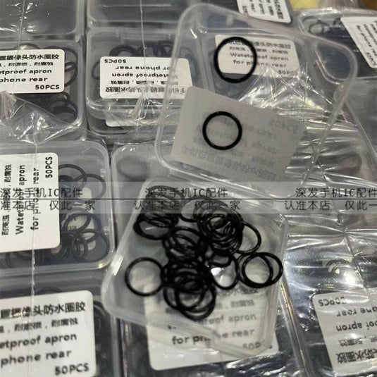 [50pcs] iPhone X-14 Pro Max Rear Camera Water Proof Rubber for Replacing Back Glass Repair - Polar Tech Australia
