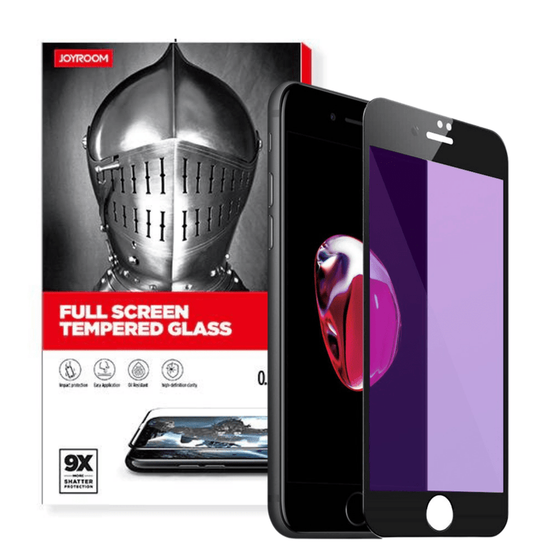 Load image into Gallery viewer, Joyroom Apple iPhone 7/8/Plus/SE Full Covered 9D Eyecare Blue Light Filter Tempered Glass Screen Protector - Polar Tech Australia
