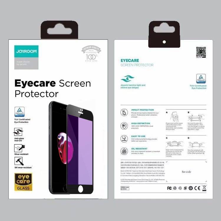 Load image into Gallery viewer, Joyroom Apple iPhone 7/8/Plus/SE Full Covered 9D Eyecare Blue Light Filter Tempered Glass Screen Protector - Polar Tech Australia
