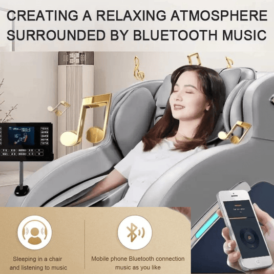 [i-8][LCD Touch Screen][Bluetooth Speaker Version] Luxury iMassage 9D Full-body Multi-function Zero-Gravity Massage Chair - Polar Tech Australia