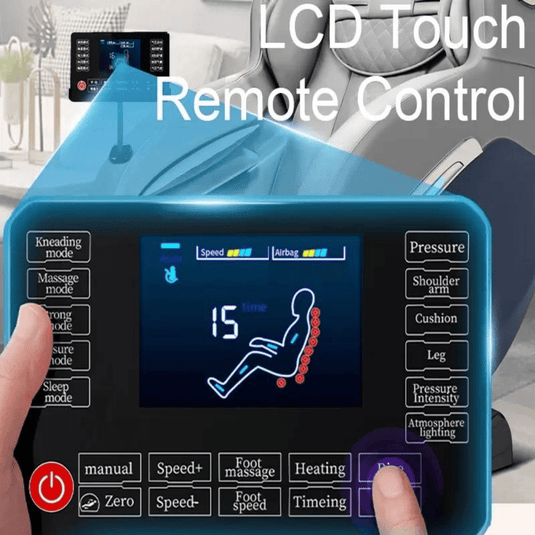 [LCD Touch Screen][Bluetooth Speaker Version] Luxury iMassage 9D Full-body Multi-function Zero-Gravity Massage Chair - Polar Tech Australia