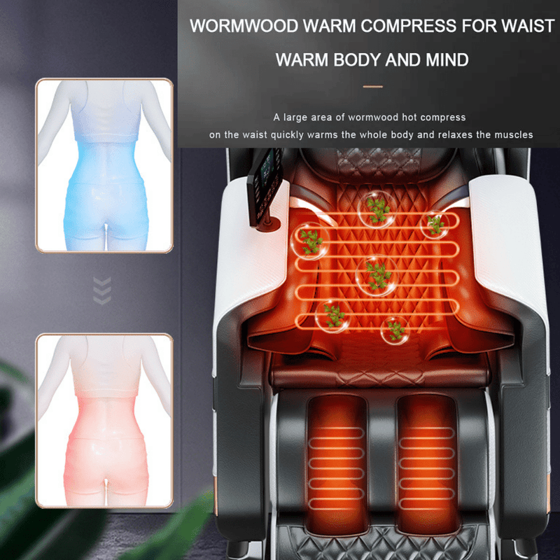 Load image into Gallery viewer, [LCD Touch Screen][Bluetooth Speaker Version] Luxury iMassage 9D Full-body Multi-function Zero-Gravity Massage Chair - Polar Tech Australia
