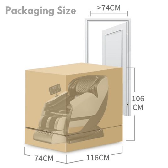 [LCD Touch Screen][Bluetooth Speaker Version] Luxury iMassage 9D Full-body Multi-function Zero-Gravity Massage Chair - Polar Tech Australia
