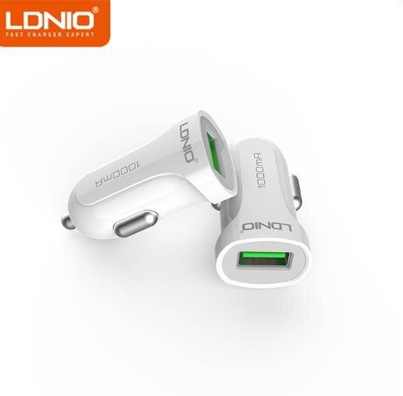 Load image into Gallery viewer, LDNIO Car USB Charger With Charging Cable - Polar Tech Australia
