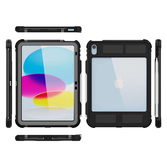 Apple iPad 10th 2022 10.9" Shellbox Waterproof Heavy Duty Lifeproof Style Case - Polar Tech Australia