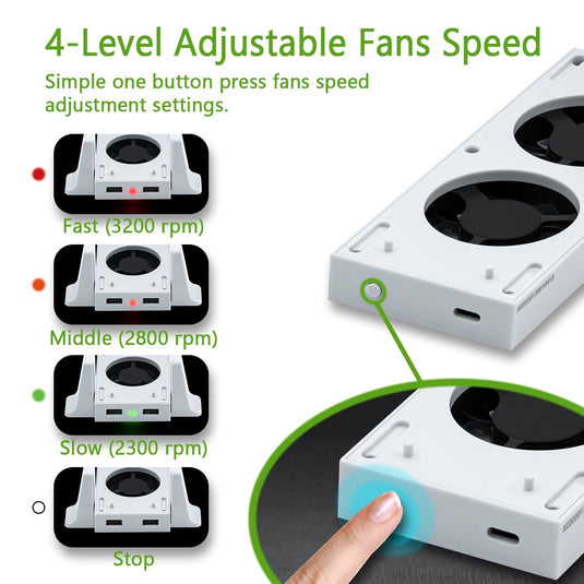 Xbox Series S Console Cooling Vertical Stand - Polar Tech Australia