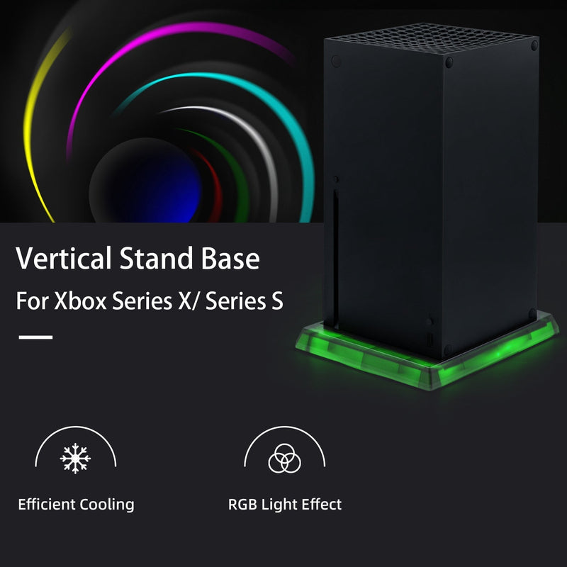 Load image into Gallery viewer, Xbox Series X/ Xbox Series S Vertical Stand Base with RGB Light &amp; Remote Control - Polar Tech Australia
