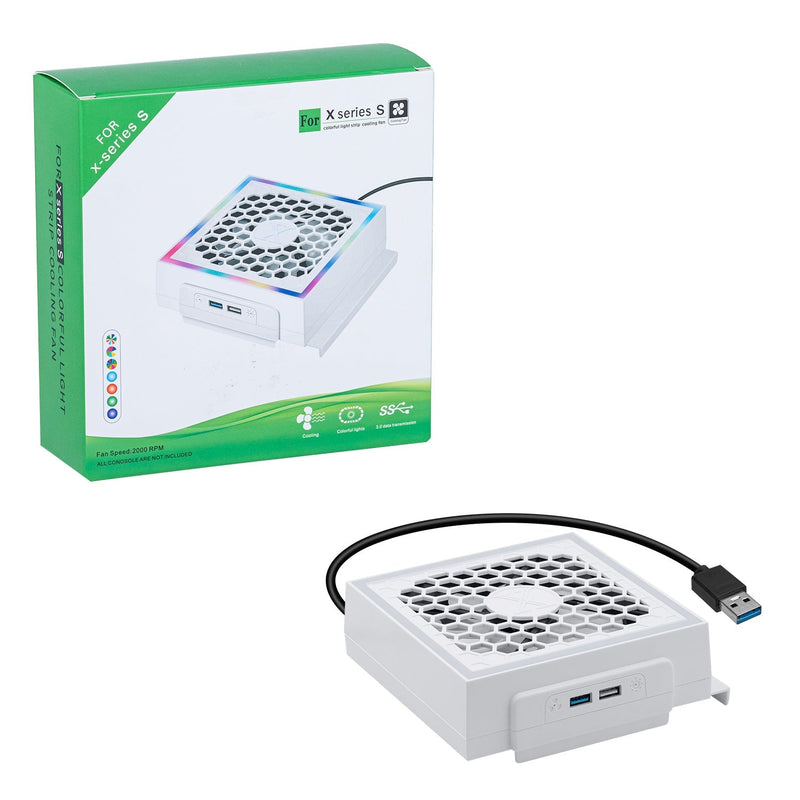 Load image into Gallery viewer, Xbox Series S Cooling Fan with RGB LED - Polar Tech Australia
