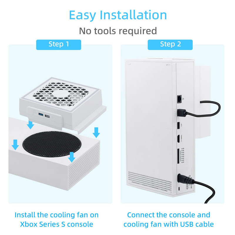 Load image into Gallery viewer, Xbox Series S Cooling Fan with RGB LED - Polar Tech Australia
