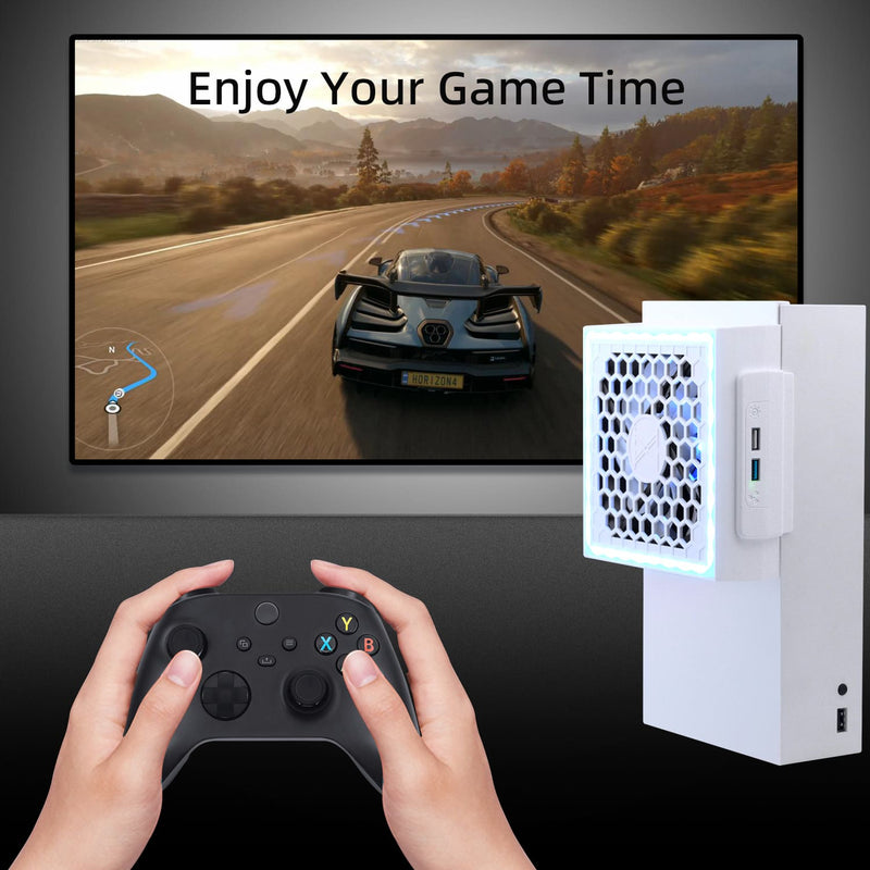 Load image into Gallery viewer, Xbox Series S Cooling Fan with RGB LED - Polar Tech Australia
