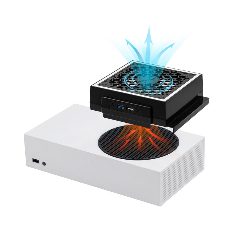 Load image into Gallery viewer, Xbox Series S Cooling Fan with RGB LED - Polar Tech Australia
