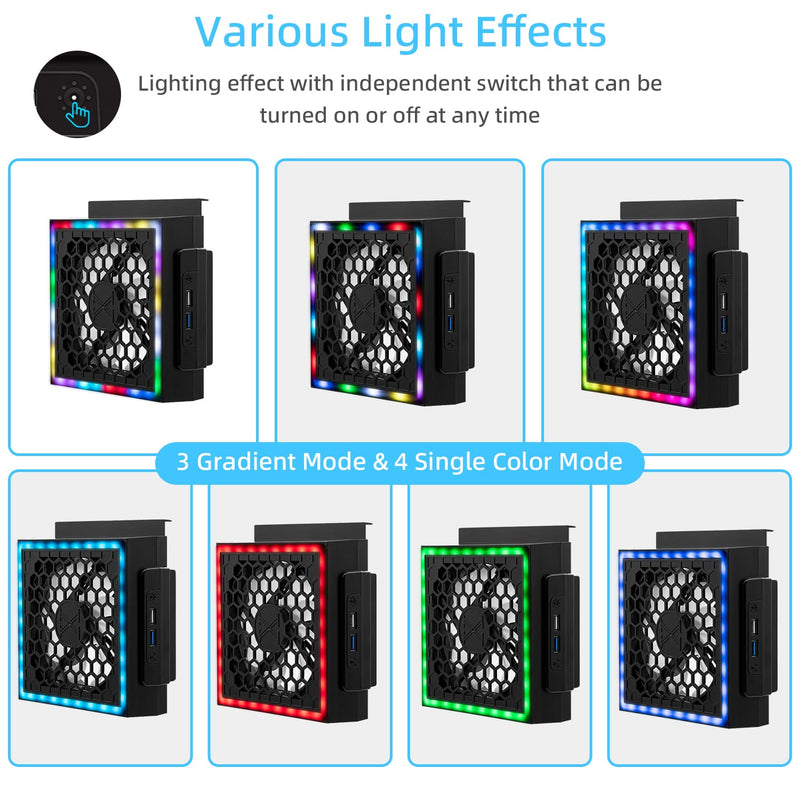Load image into Gallery viewer, Xbox Series S Cooling Fan with RGB LED - Polar Tech Australia
