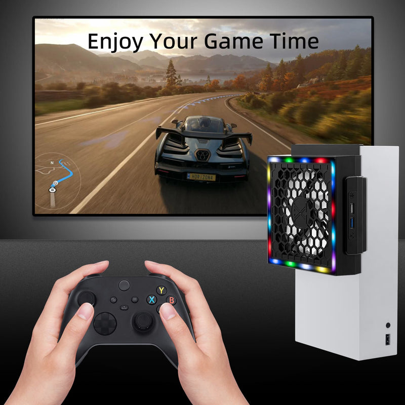 Load image into Gallery viewer, Xbox Series S Cooling Fan with RGB LED - Polar Tech Australia
