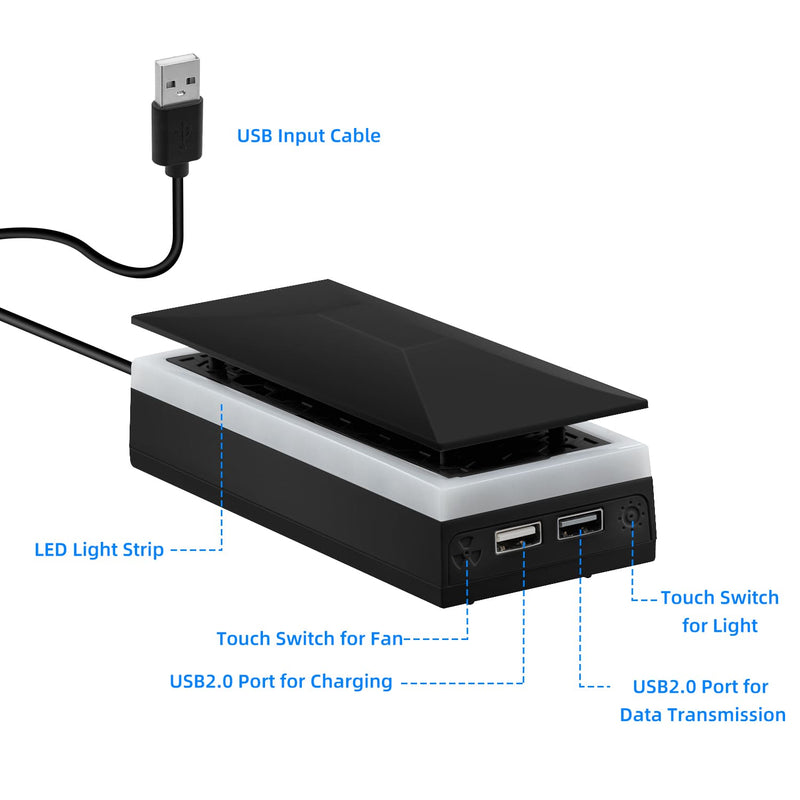 Load image into Gallery viewer, Xbox Series SUpper Cooling Fan with RGB Lighting - Polar Tech Australia
