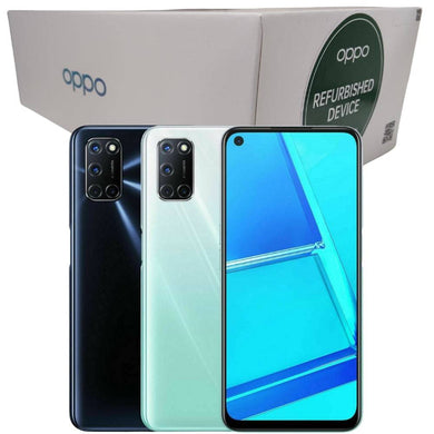 OPPO A52 (CPH2061, CPH2069) - (Unlocked, Dual SIM 4G, 5000mAh, 64GB/4GB) - OPPO Official Refurbished (1 Year Warranty) - Polar Tech Australia