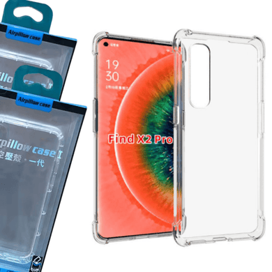 OPPO Find X2 Pro (CPH2025) - Clear Shock Absorbing Transparent Heavy Duty Protective Case - Polar Tech Australia