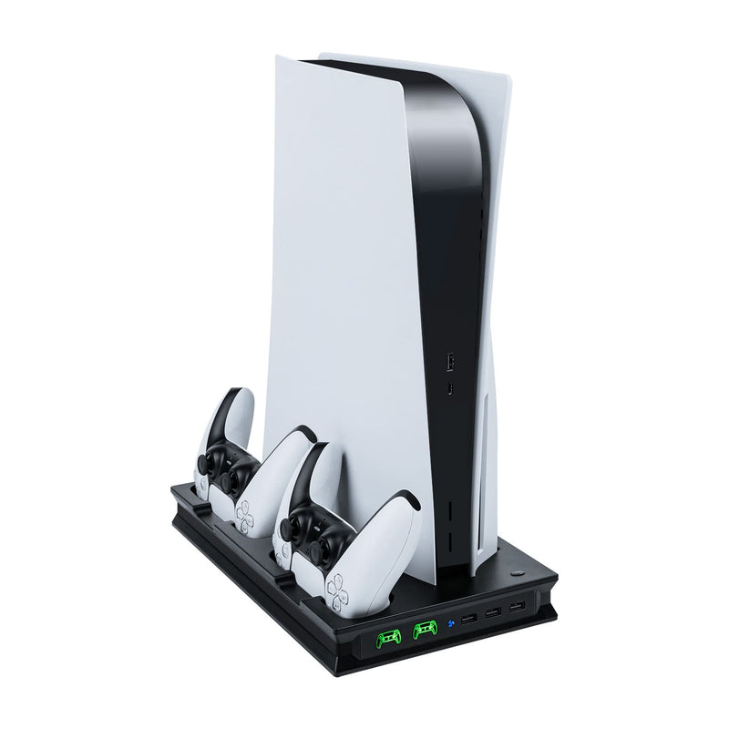 Chargez l&#39;image dans la visionneuse de la galerie, PS5 UHD/Digitial Edition Multifunctional LED Cooling Stand with Dual Controller Charging - Polar Tech Australia

